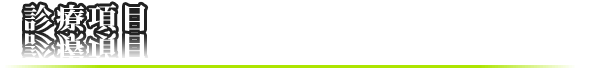 診療項目